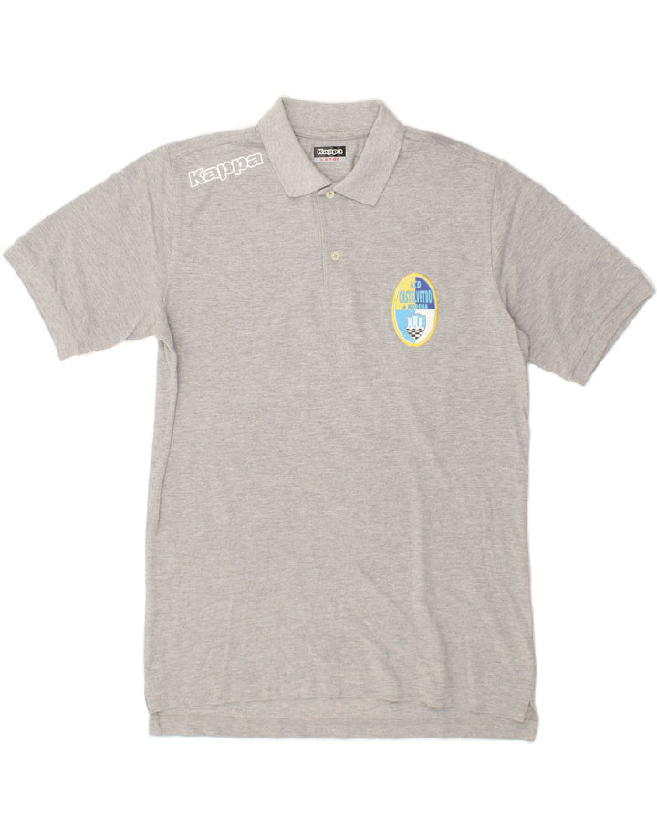 KAPPA Mens Polo Shirt Large Grey Cotton Vintage Kappa and Second-Hand Kappa from Messina Hembry 