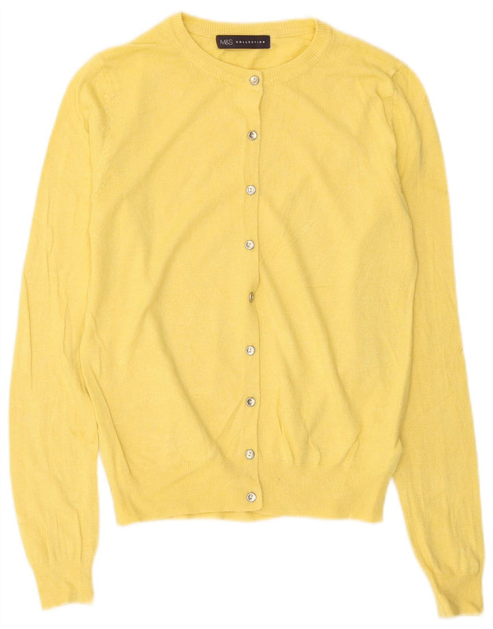 Sweter damski Marks & Spencer UK 8 Small, żółta wiskoza