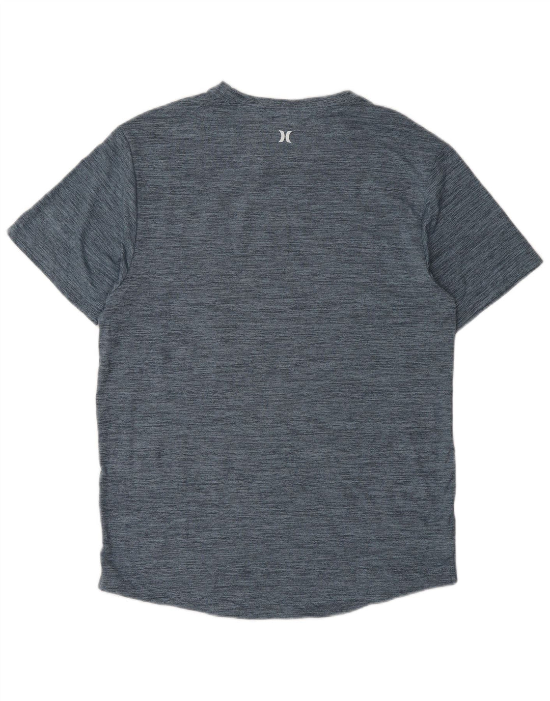 Męski T-shirt z grafiką Hurley, średni, granatowy, poliestrowy wzór