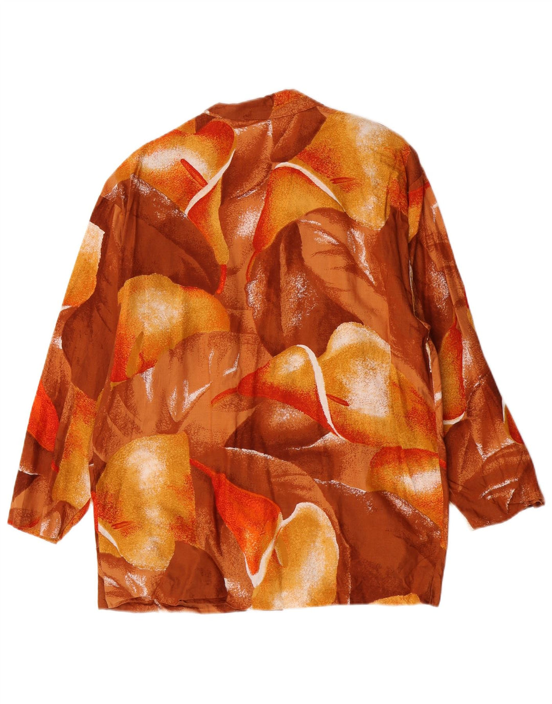 Damska marynarka Rene zapinana na 1 guzik IT 44 w kolorze średniego brązu w kwiaty