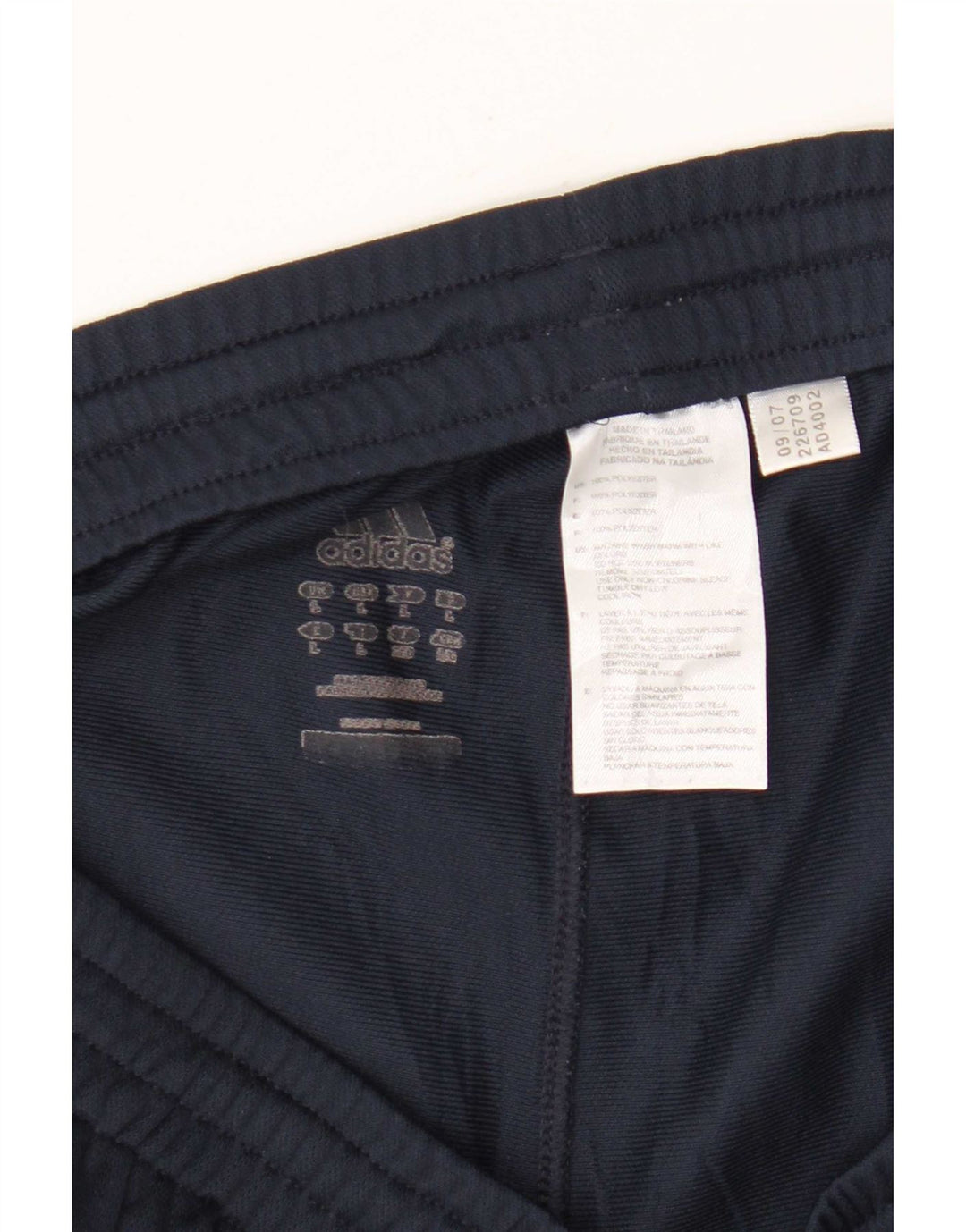 Męskie spodenki sportowe Adidas Climalite, duże, granatowe, z poliestru