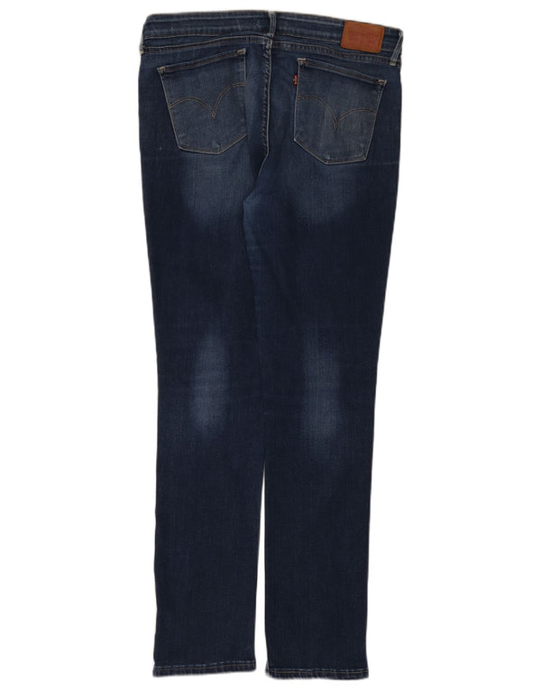 Damskie jeansy Levi's Slim W32 L32 Granatowa bawełna