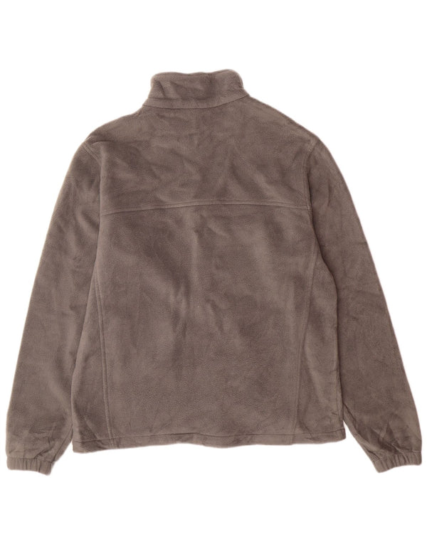 Męska kurtka polarowa COLUMBIA UK 40, duża, szary poliester