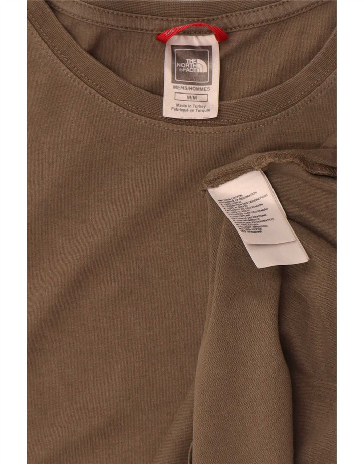 Męski T-shirt z grafiką The North Face, średni khaki