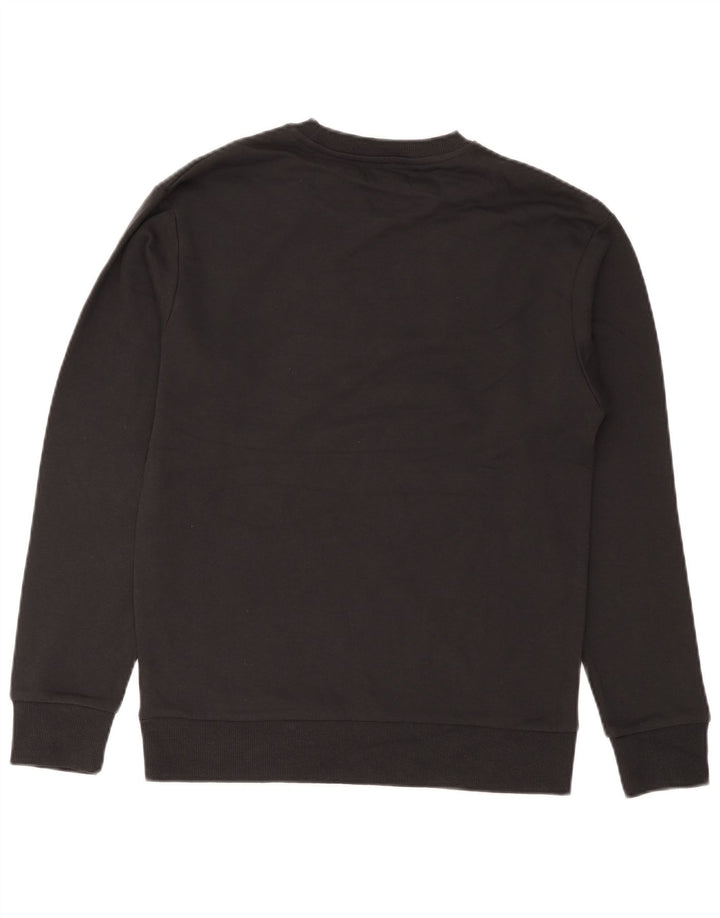 Męski sweter z grafiką Jack & Jones, średnioszary, bawełniany