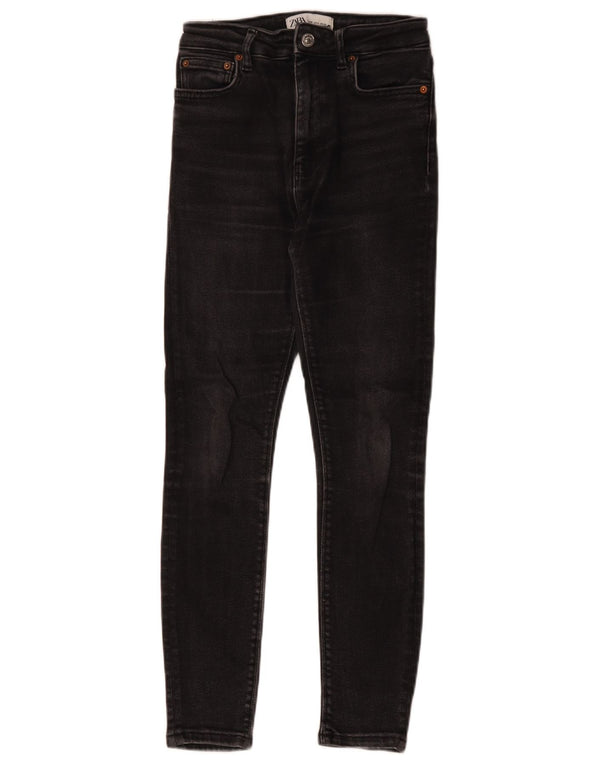 Damskie jeansy skinny Zara EU 36 XS W26 L26 czarne