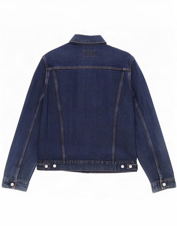 Casucci Mens Keegan Denim Jacket UK 38 Medium Navy Blue