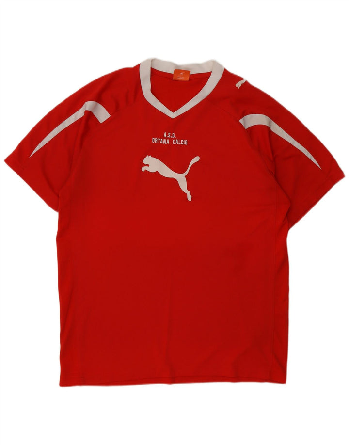 Męska koszulka z grafiką Puma Top w kolorze średnio czerwonym