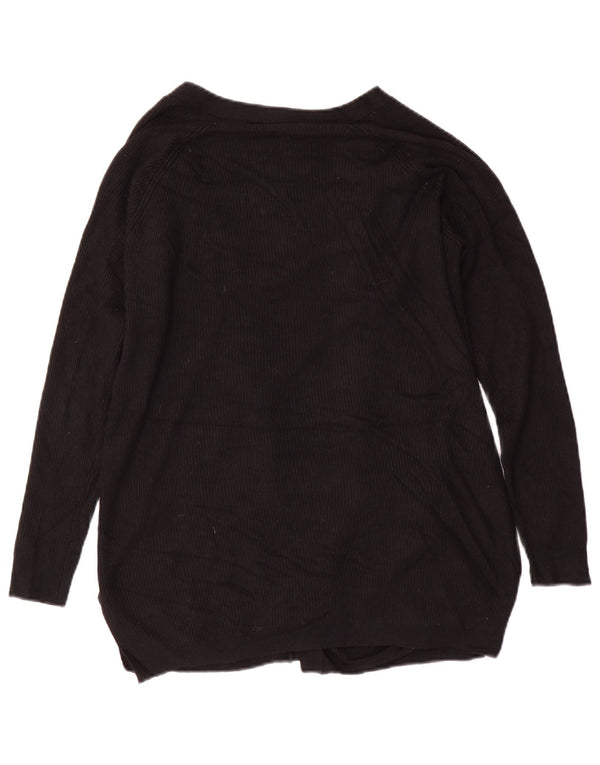 Marks & Spencer Damski sweter rozpinany UK 10 Small, czarna wiskoza
