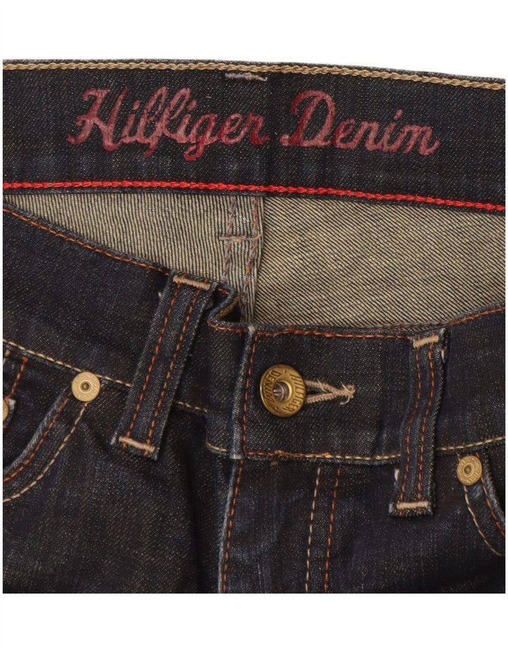 Damskie jeansy slim fit TOMMY HILFIGER W26 L32 granatowe