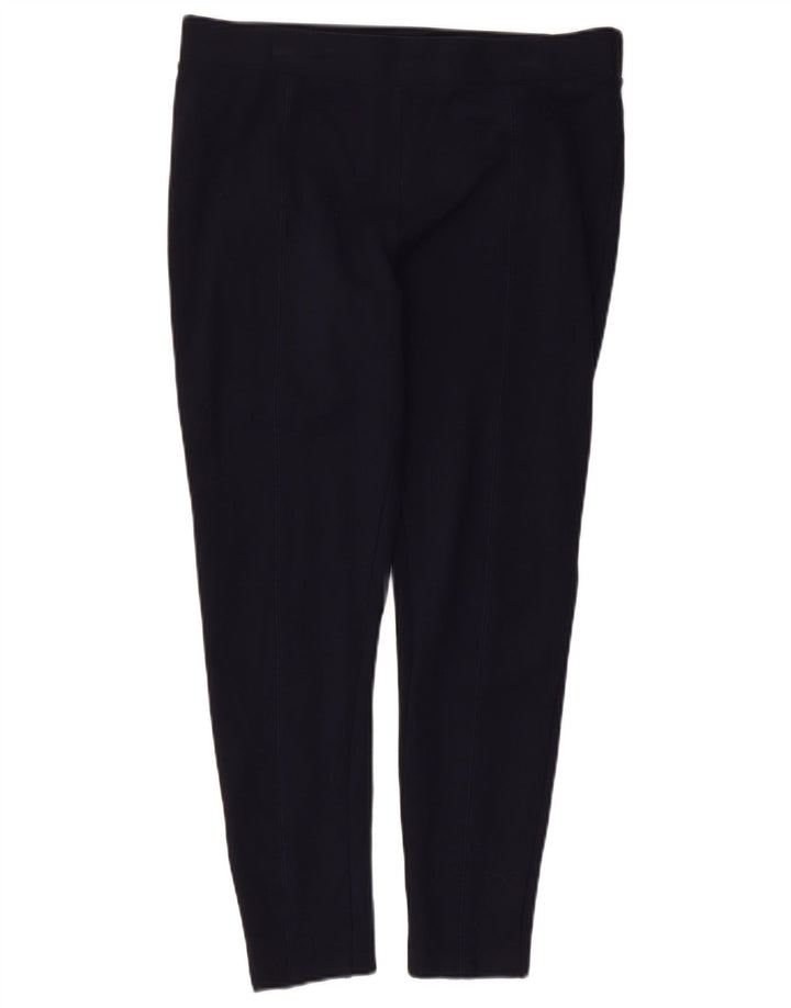 Legginsy damskie Marks & Spencer UK 16, duże, granatowe, wiskozowe