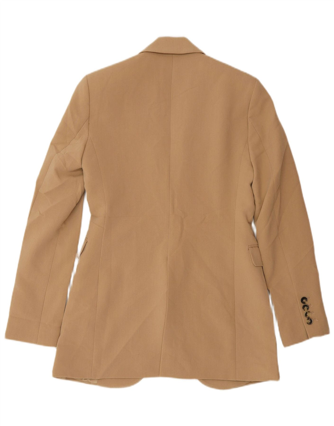 Damska marynarka Zara zapinana na 1 guzik UK 6 XS Beżowy poliester