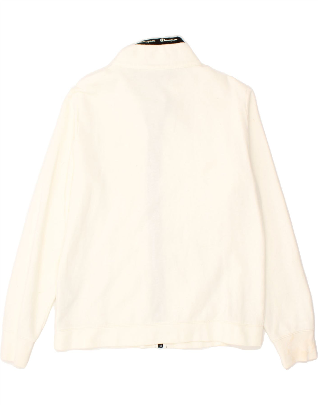 CHAMPION Womens Tracksuit Top Jacket UK 18 XL White Cotton Vintage Champion and Second-Hand Champion from Messina Hembry 