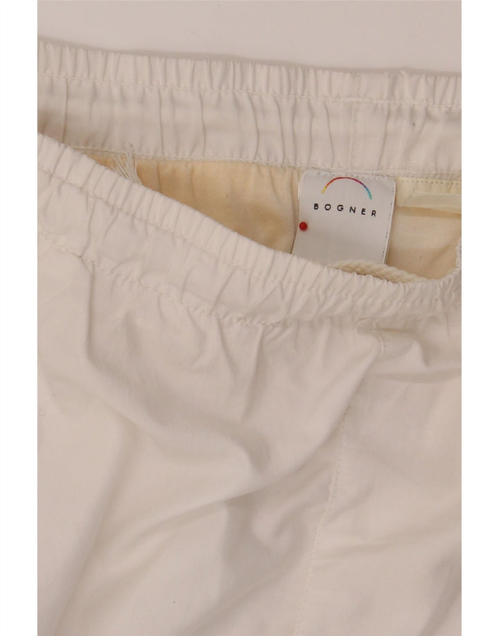 BOGNER Mens Graphic Tracksuit Trousers Joggers XL  White Vintage Bogner and Second-Hand Bogner from Messina Hembry 