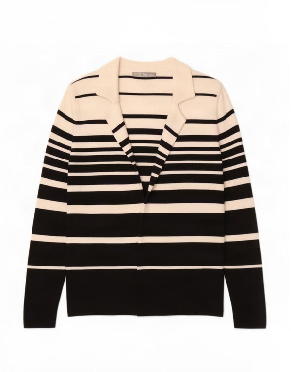 Marks & Spencer Damski sweter rozpinany UK 10 w małe czarne paski