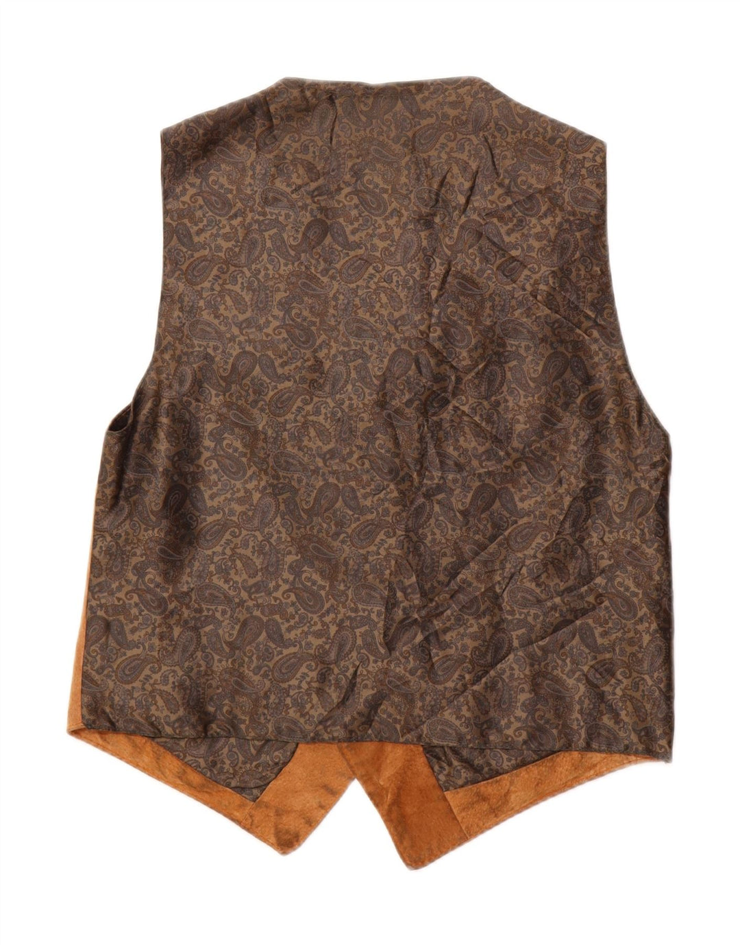 Zamszowa kamizelka męska w stylu vintage, mała brązowa skóra