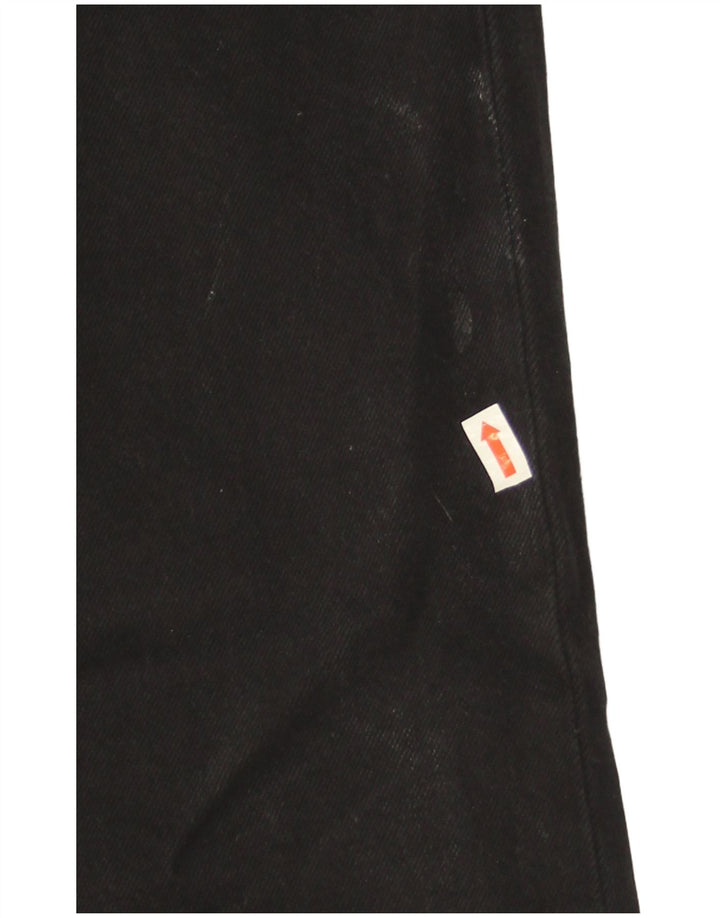 Męskie dżinsy Levi's 501 Straight W32 L28 Czarna bawełna