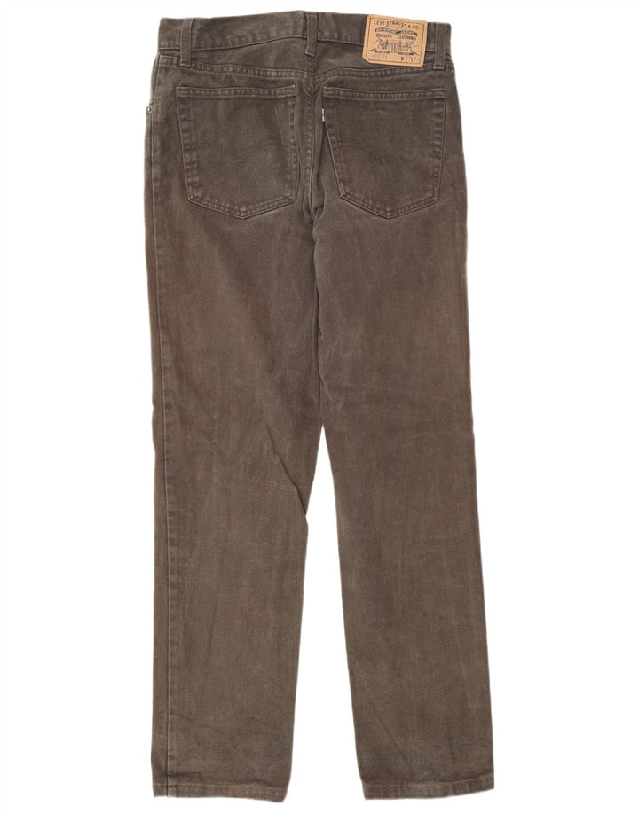 Męskie proste dżinsy LEVI'S W32 L34 Szara bawełna