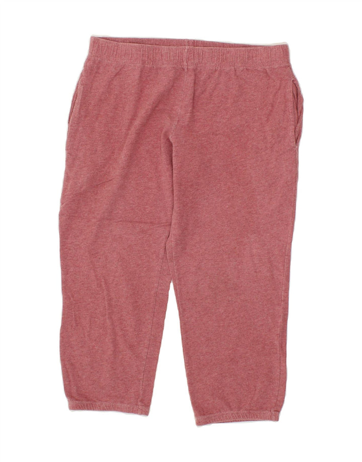 L.L.BEAN Mens Capri Tracksuit Trousers Joggers Medium Pink Cotton Vintage L.L.Bean and Second-Hand L.L.Bean from Messina Hembry 