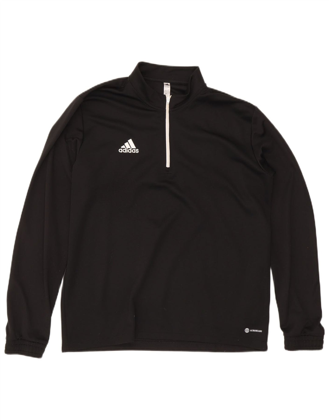 Dres męski Adidas Aeroready z zamkiem błyskawicznym na szyi, top XL, czarny poliester