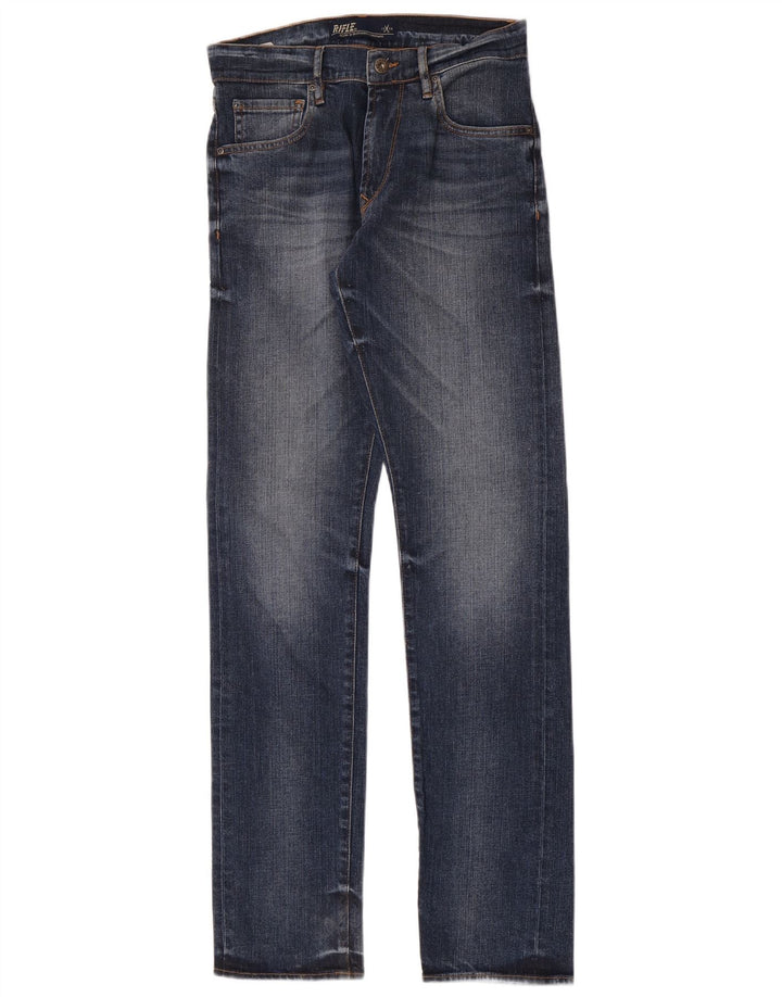 Męskie jeansy Rifle Slim W28 L34 Niebieskie bawełniane