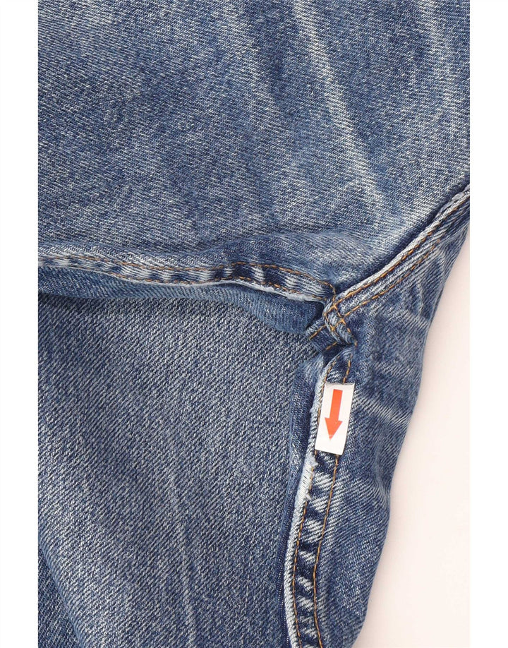 Męskie jeansy Levi's 505 o regularnym kroju W40 L34, niebieska bawełna