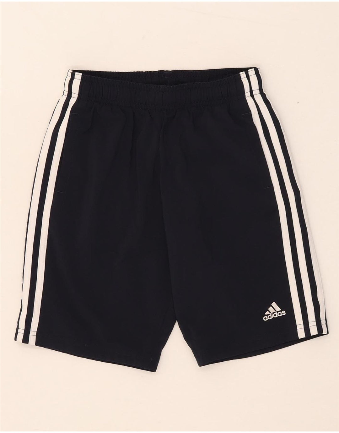 Spodenki sportowe chłopięce Adidas 9-10 lat, granatowe, poliestrowe