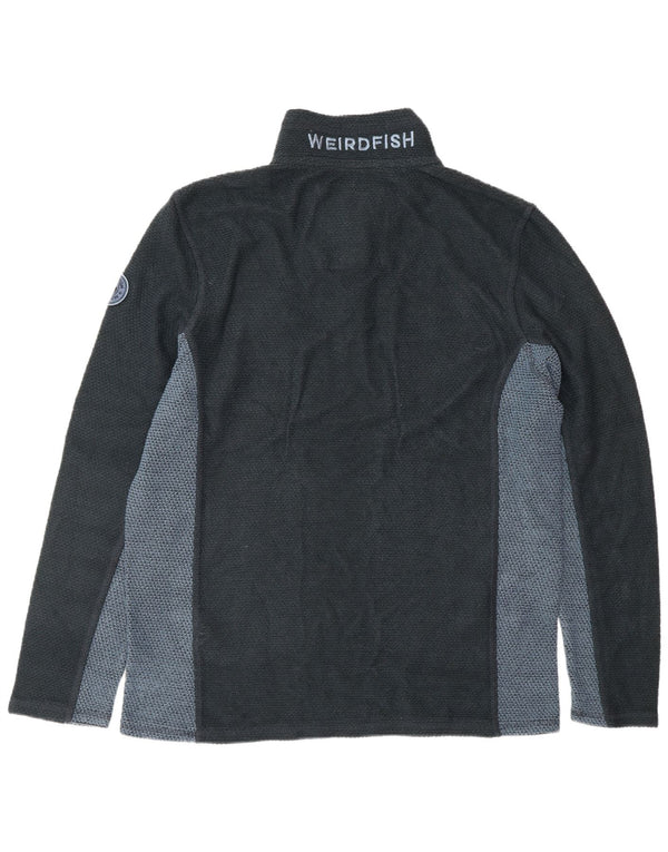 Męski sweter męski WEIRD FISH z zamkiem błyskawicznym XL, granatowy, blok kolorów