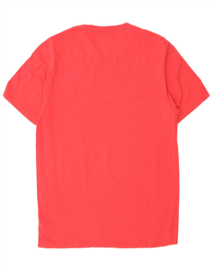 LEVI'S Męski standardowy T-shirt Top, mały, czerwony, bawełniany