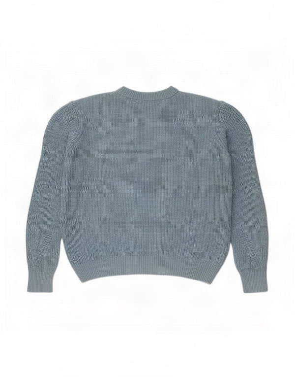 Marks & Spencer Damski sweter oversize z okrągłym dekoltem, UK 16, duży niebieski