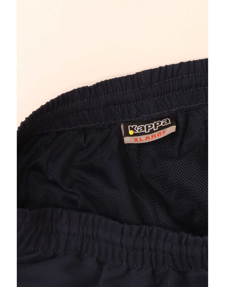 Męskie spodnie dresowe Capri Capri XL granatowe, poliestrowe