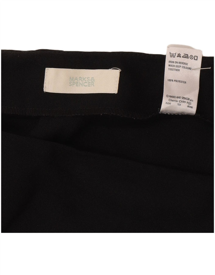 Marks & Spencer Damska spódnica ołówkowa UK 20 2XL W40 Czarny poliester