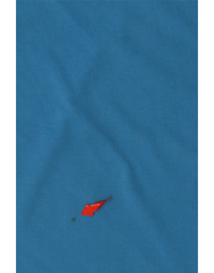 Męski T-shirt z grafiką PUMA, mały, niebieski, bawełniany