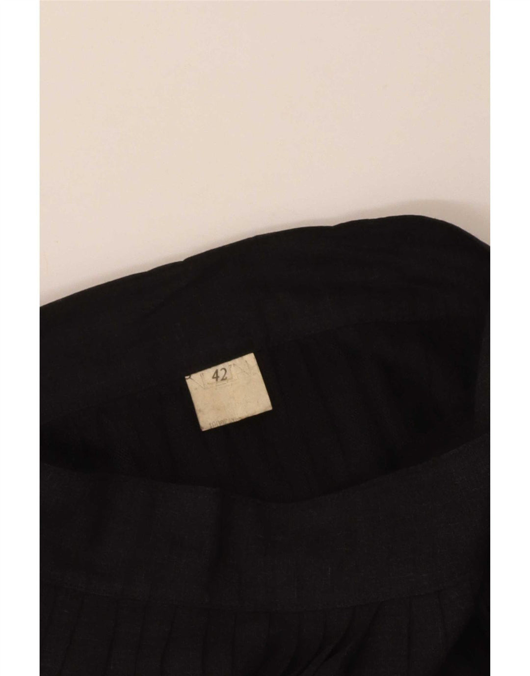 Vintage damska plisowana spódnica IT 42 Medium W26 czarna