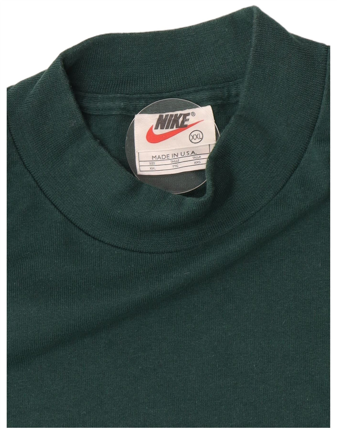 Męska koszulka Nike z długim rękawem 2XL, zielona bawełna