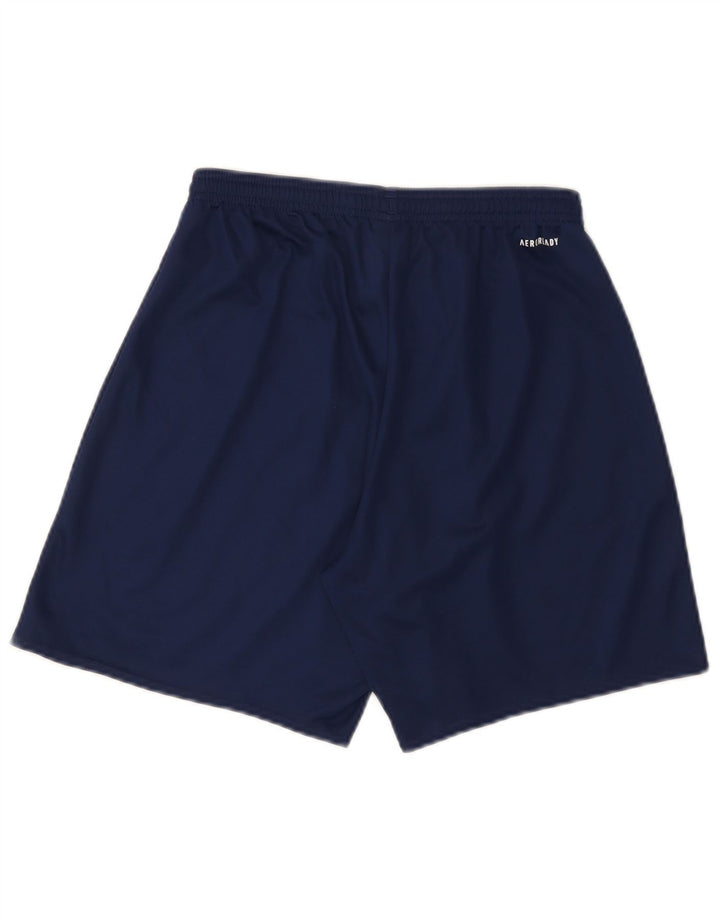 Męskie spodenki sportowe Adidas Aeroready, małe, granatowe, z poliestru