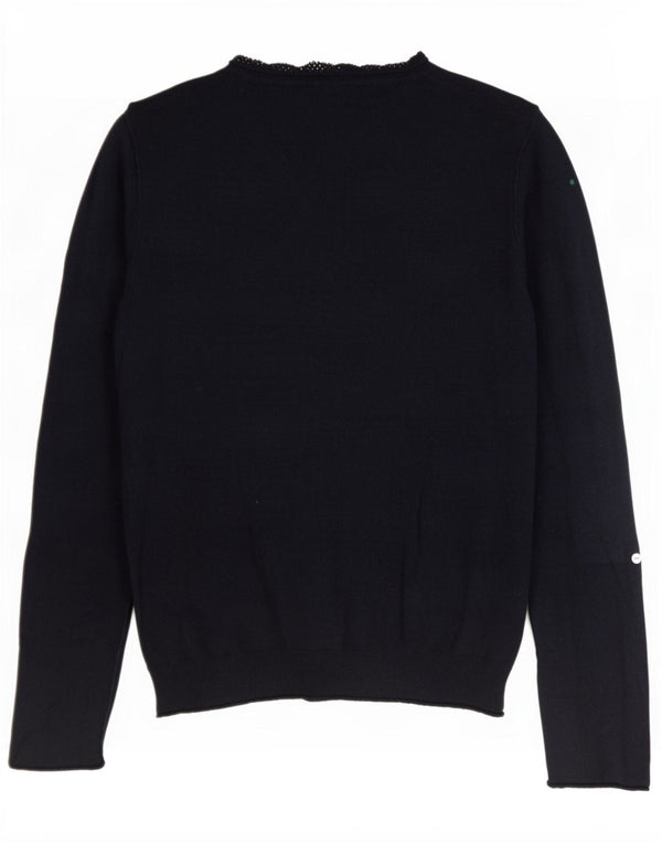 Sweter damski White Stuff UK 14 Large Navy Blue Cotton