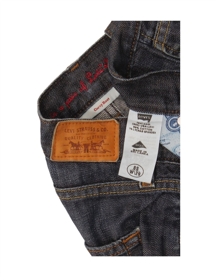 Damskie jeansy Levi's Curvy Bootcut US 8 Medium W29 L31 Niebieska bawełna