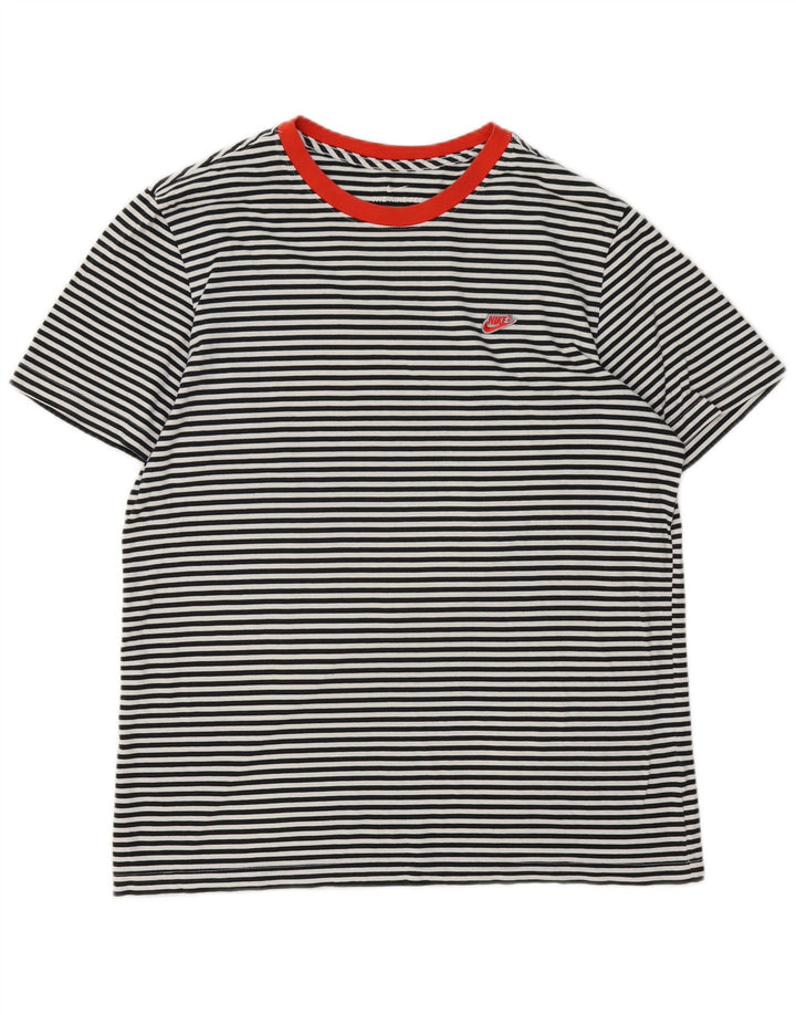 Męski T-shirt Nike w duże czarne paski