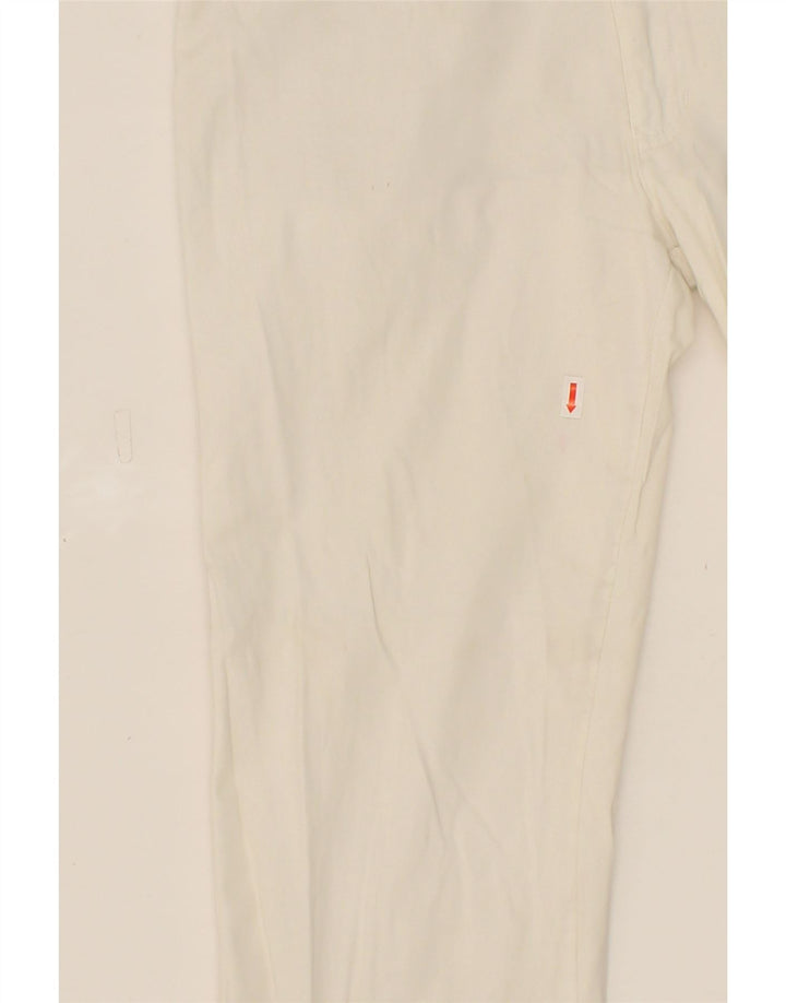 ROCCOBAROCCO Womens Straight Casual Trousers W32 L26  Off White Vintage Roccobarocco and Second-Hand Roccobarocco from Messina Hembry 