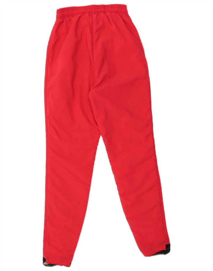 Damskie spodnie wiatrówkowe Ellesse Stirrup US 6, średni czerwony nylon