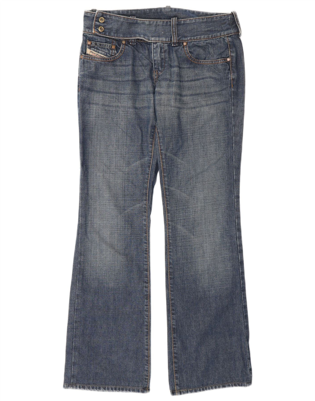 Damskie jeansy Bootcut Diesel W27 L30 Niebieskie bawełniane