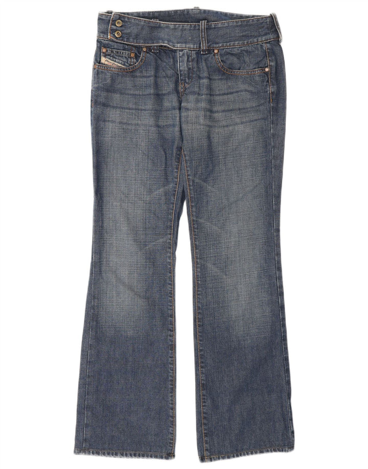 Damskie jeansy Bootcut Diesel W27 L30 Niebieskie bawełniane