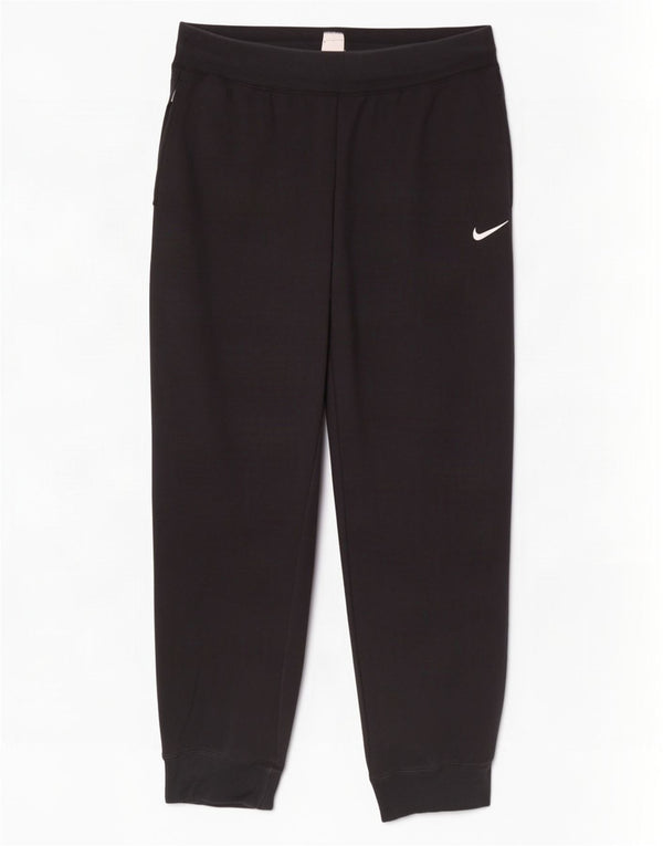 Męskie spodnie dresowe Nike, joggery, średnia czarna bawełna