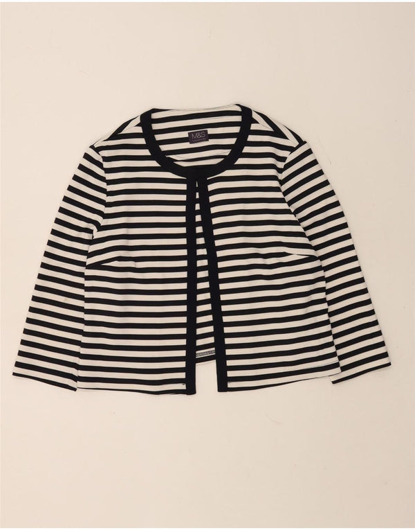 Marks & Spencer Bolero damskie UK 16, duże, granatowe paski, marynarskie