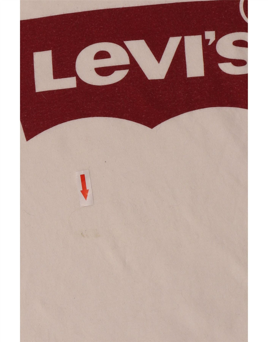 Męski T-shirt z grafiką Levi's, średni biały