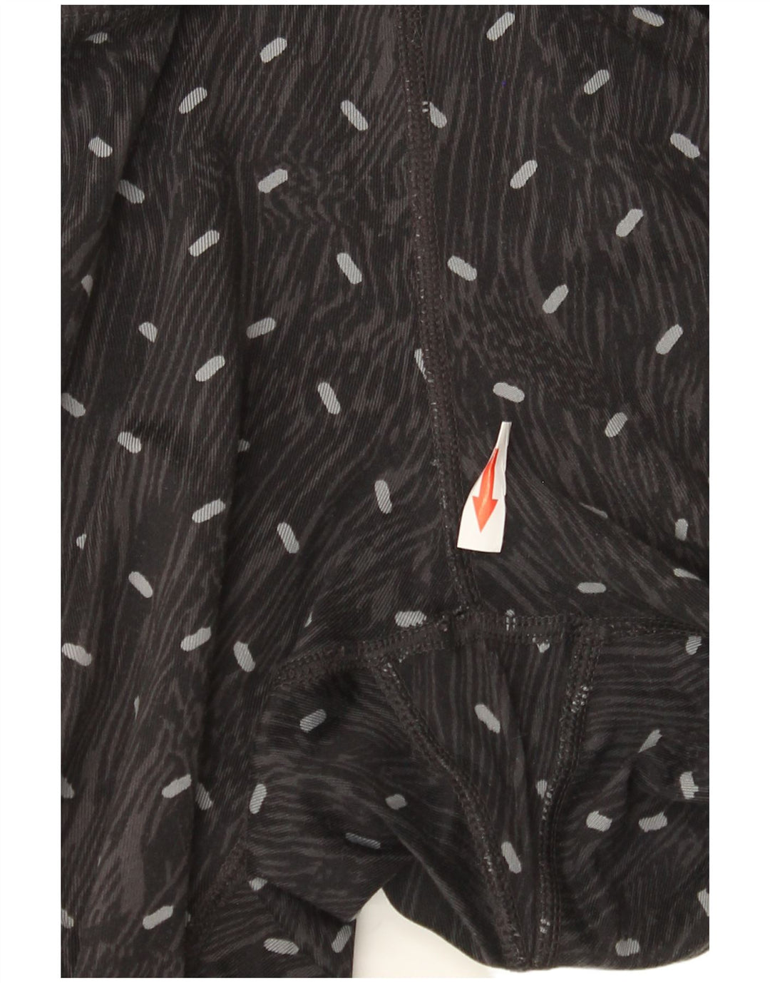 Damskie legginsy Nike Dri Fit UK 14, duże, czarne w cętki