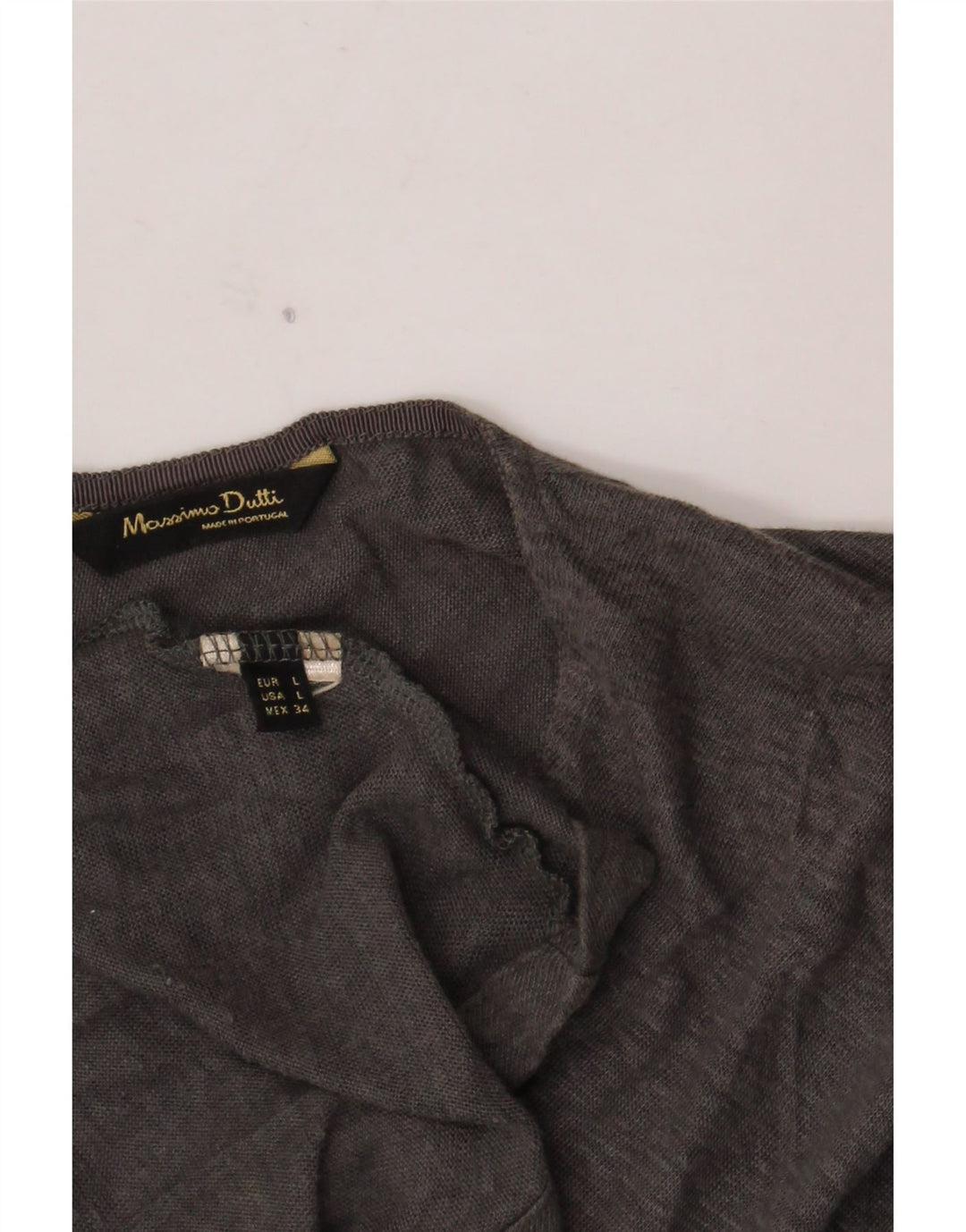 Bluzka damska Massimo Dutti Top UK 16, duża, szara