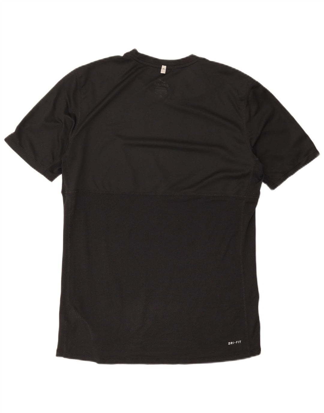 Męska koszulka Nike Dri Fit Top, średnia, czarna, poliestrowa, sportowa