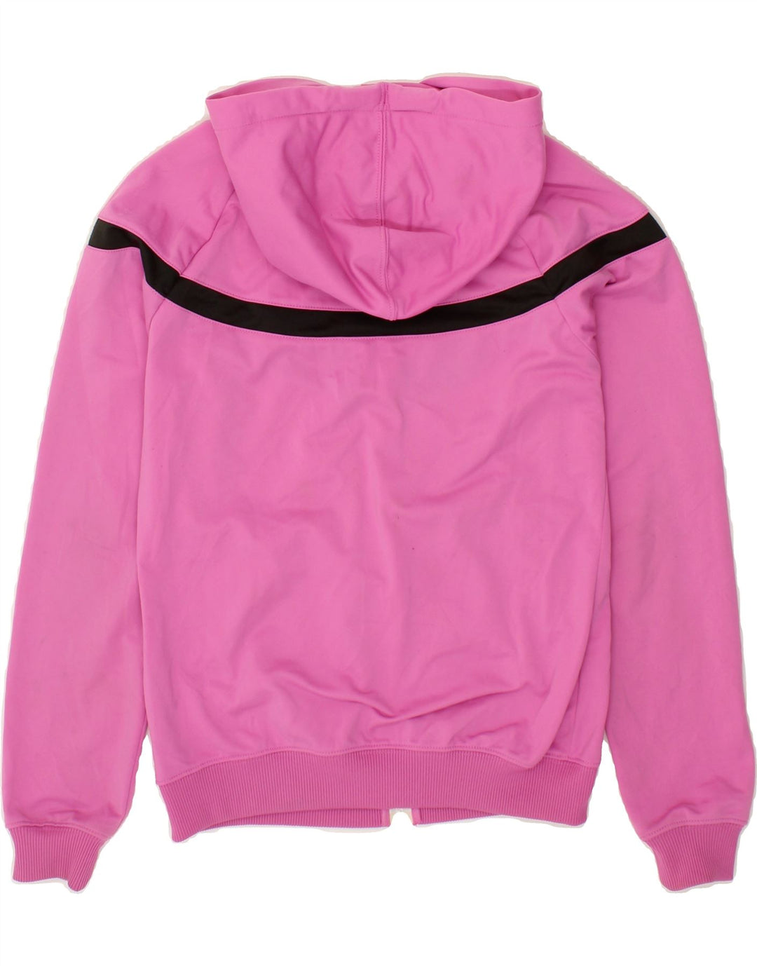 NIKE Womens Zip Hoodie Sweater UK 10 Small Pink Polyester Vintage Nike and Second-Hand Nike from Messina Hembry 